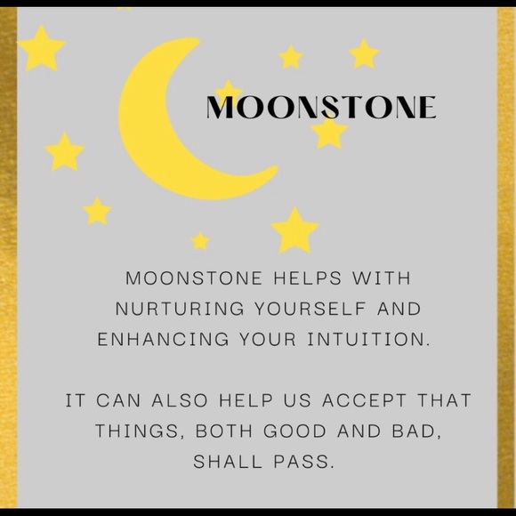 Sterling silver moonstone ring - Picture 6 of 7